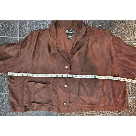 Vintage Brown Women's Top - Picture 7 of 8